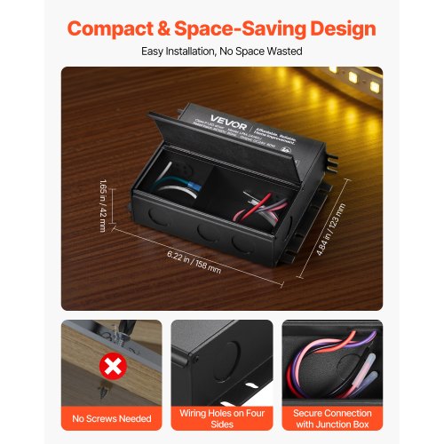 60W Dimmable LED Driver 24V TriacELVMLV AC to DC Power Supply