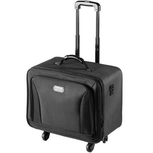 Rolling Makeup Train Case Large Storage 3 Tiers Convenient Carry With Handle