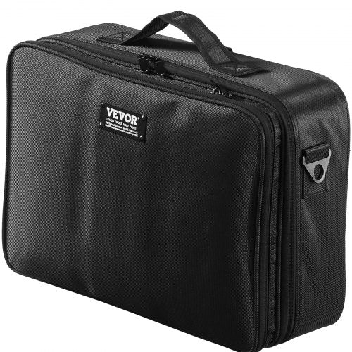 Makeup Train Case Large Storage 3 Tiers Convenient Carry With Handle