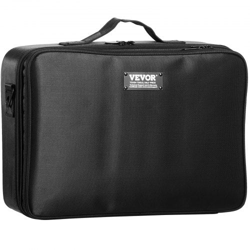 Makeup Train Case Large Storage 3 Tiers Convenient Carry With Handle