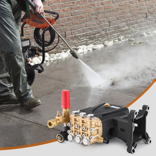 Pressure Washer Pump 1 Shaft Horizontal Triplex Plunger 4200 PSI 42GPM