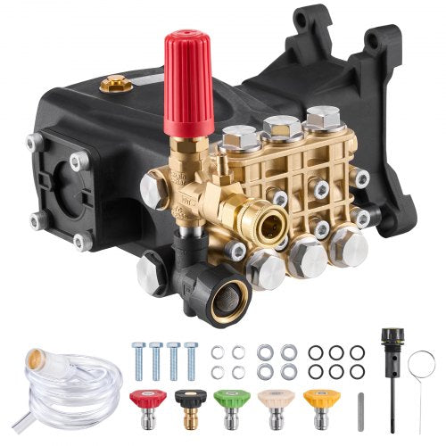 Pressure Washer Pump 1 Shaft Horizontal Triplex Plunger 4200 PSI 42GPM