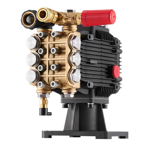 Pressure Washer Pump 1 Shaft Horizontal Triplex Plunger 4300 PSI 44GPM