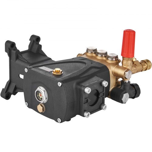 Pressure Washer Pump 1 Shaft Horizontal Triplex Plunger 4400 PSI 4 GPM
