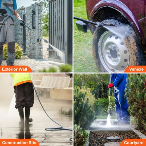 Pressure Washer Pump 34 Shaft Horizontal Triplex Plunger 3700 PSI 25