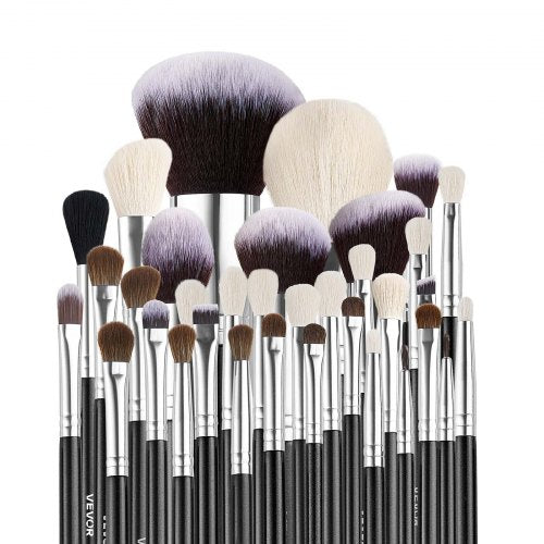34Piece Makeup Brush Set Professional Brushes Kit for Foundation Blending