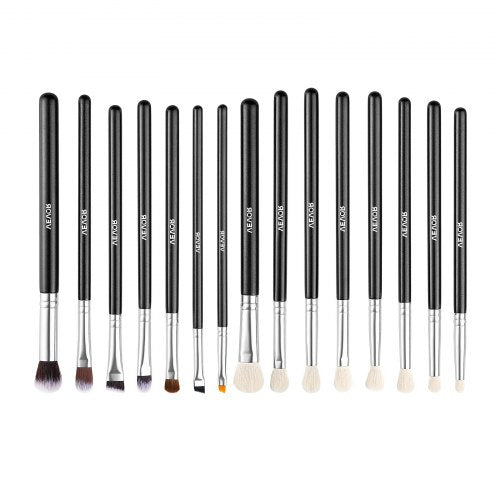 15Piece Makeup Brush Set for Foundation Blending Eyeshadow Professional