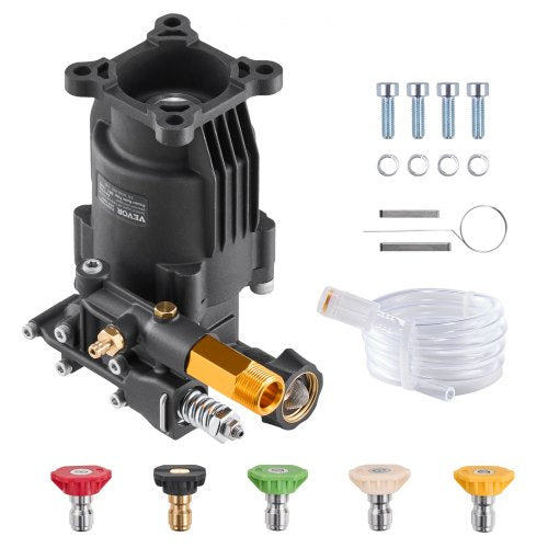 Pressure Washer Pump 34 Shaft Horizontal 3500 PSI 25GPM Replacement