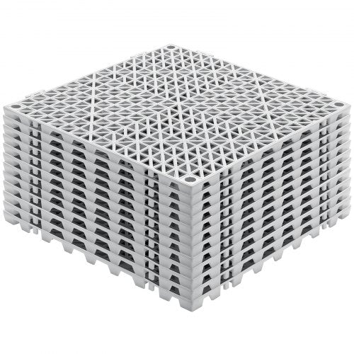 Modular Interlocking Cushion 12 Pack 12 x 12 Splicing Drainage Mats Soft