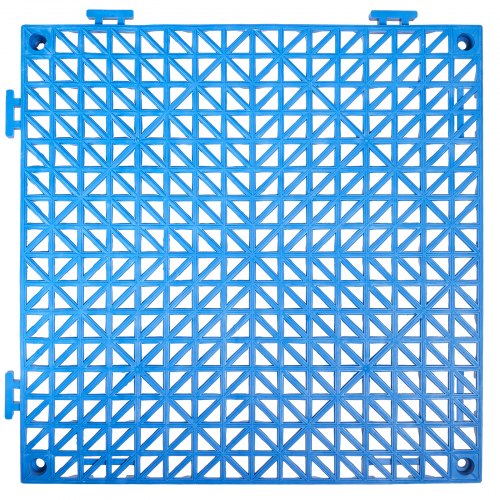 Interlocking Tile 55PCS Blue Drainage Tiles 12 x 12 Splicing Soft PVC