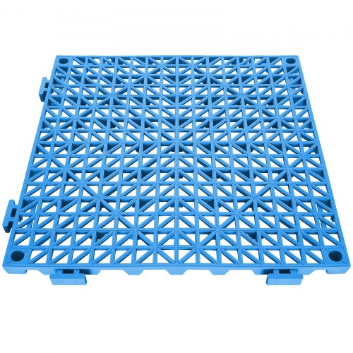 Interlocking Tile 55PCS Blue Drainage Tiles 12 x 12 Splicing Soft PVC