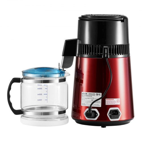 Water Distiller 4L 1.1 Gallon Pure Water Purifier Filter For Home Table