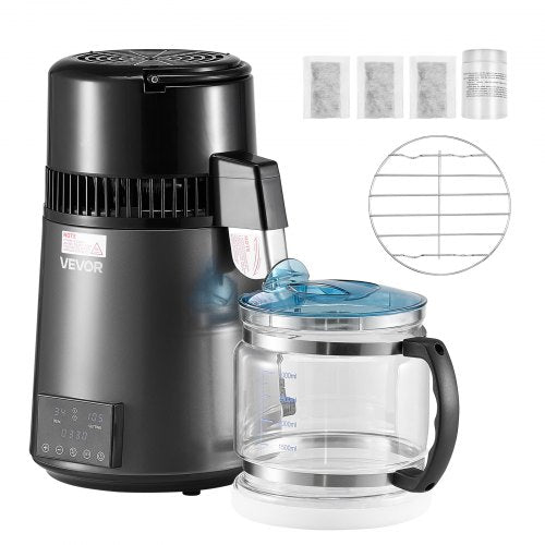 Water Distiller 4L 1.1 Gallon Pure Water Purifier Filter For Home Table 1