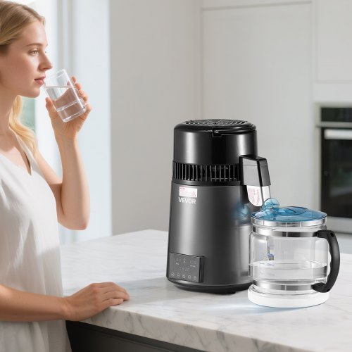 Water Distiller 4L 1.1 Gallon Pure Water Purifier Filter For Home Table 2