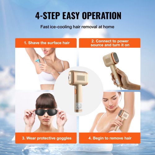 IPL Hair Removal Permanent Hair Removal with Sapphire Ice Cooling System 1