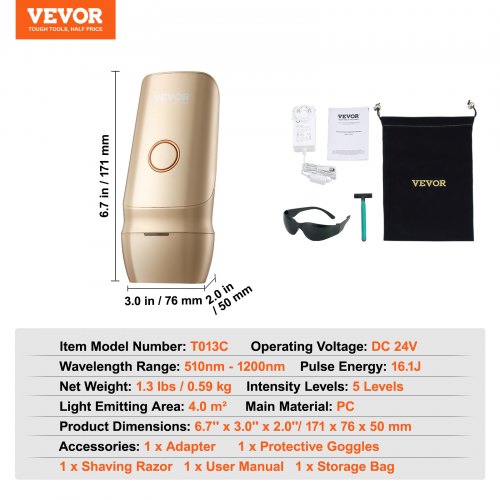 IPL Hair Removal Permanent Hair Removal with Ice Cooling System for Women