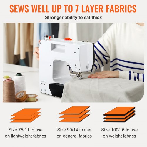 Sewing Machine Portable Sewing Machine for Beginners with 38 Builtin