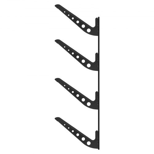 Surfboard Wall Mount 4 Tiers Horizontal Surfboard Rack for Storage and Display