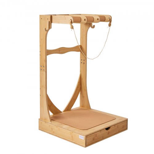 Vertical Surfboard Stand 3 Tiers Wooden Surfboard Rack for Storage and Display