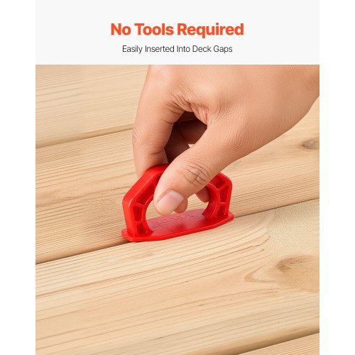 20Pack 18 Inch Deck Board Spacers Bright Red Gap Jig Rings for Easily