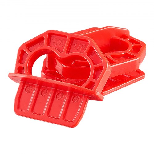 20Pack 18 Inch Deck Board Spacers Bright Red Gap Jig Rings for Easily