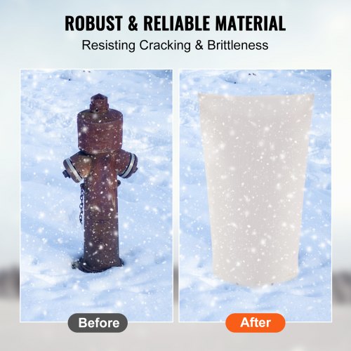 Fiber Cotton Well Head Pump Cover 20W x 34H Pipe Insulation Cover