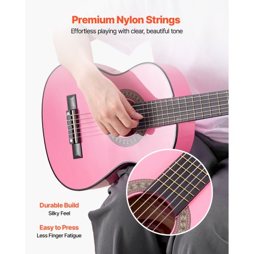 Classical Guitar 30 Inch Wood Classical Guitar Starter Kit for Beginners 1