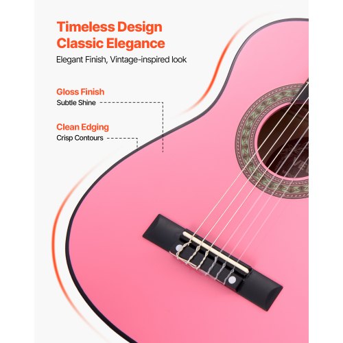 Classical Guitar 30 Inch Wood Classical Guitar Starter Kit for Beginners 1