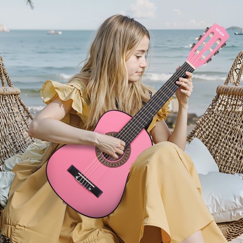 Classical Guitar 30 Inch Wood Classical Guitar Starter Kit for Beginners 1