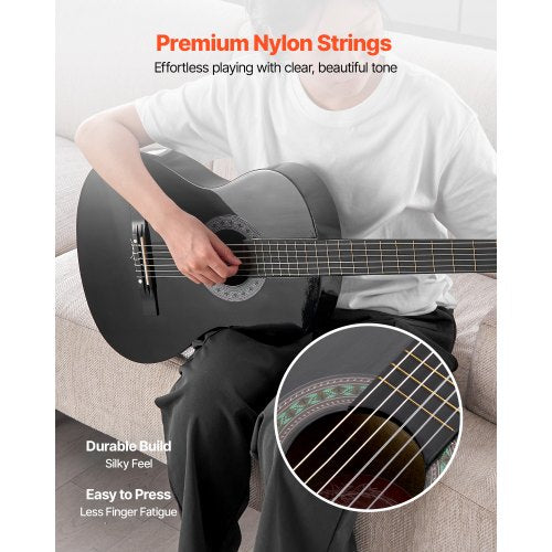 Classical Guitar 30 Inch Wood Classical Guitar Starter Kit for Beginners 3
