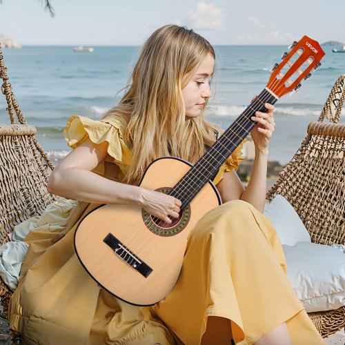 Classical Guitar 30 Inch Wood Classical Guitar Starter Kit for Beginners 4