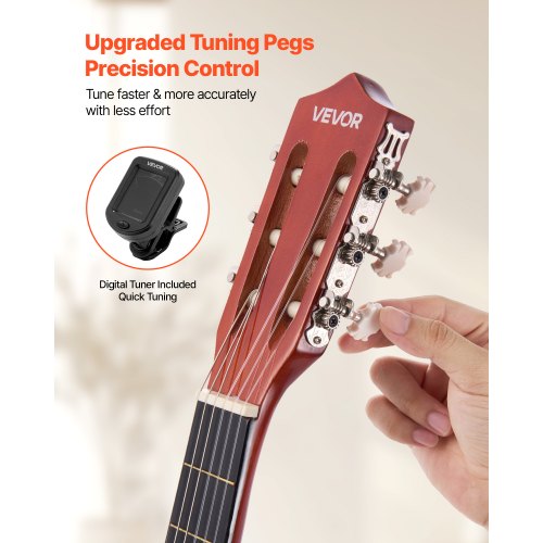 Classical Guitar 38 Inch Wood Classical Guitar Starter Kit for Beginners