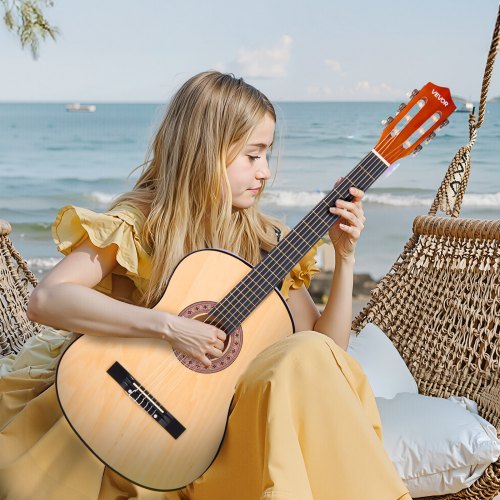 Classical Guitar 38 Inch Wood Classical Guitar Starter Kit for Beginners 1