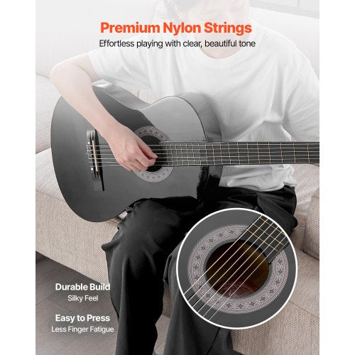 Classical Guitar 38 Inch Wood Classical Guitar Starter Kit for Beginners 2