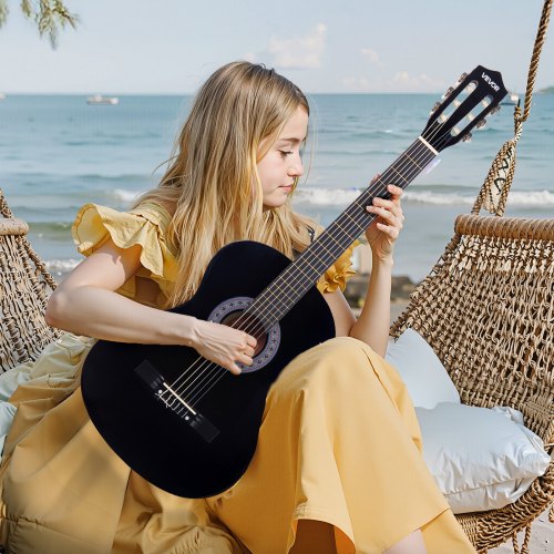 Classical Guitar 38 Inch Wood Classical Guitar Starter Kit for Beginners 2