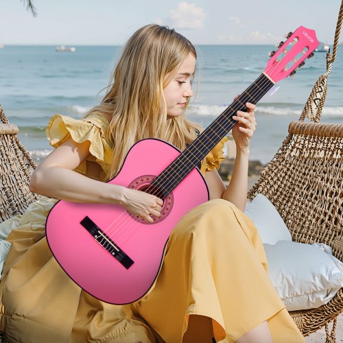 Classical Guitar 38 Inch Wood Classical Guitar Starter Kit for Beginners 3
