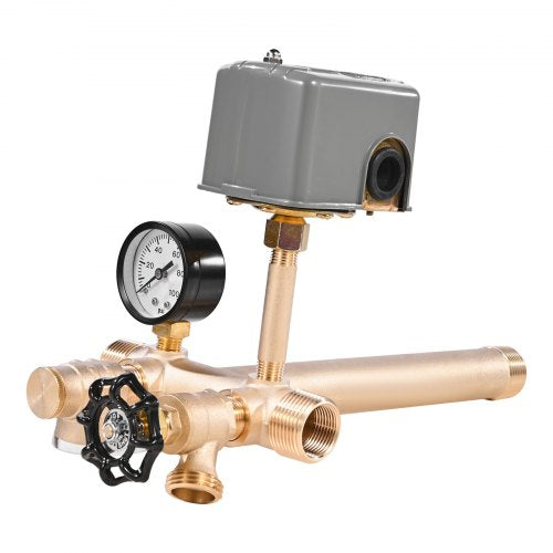1 x 11 Well Pressure Tank Tee Kit with 4060PSI Switch 7Pieces Pure