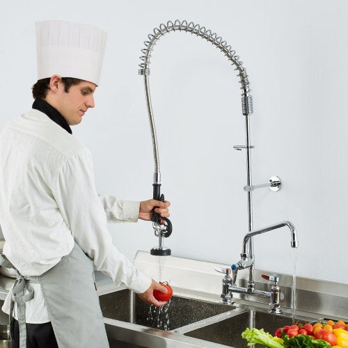 Industrial Sink Faucet 44 Tall 8 Install Space 12 Rotating Spout