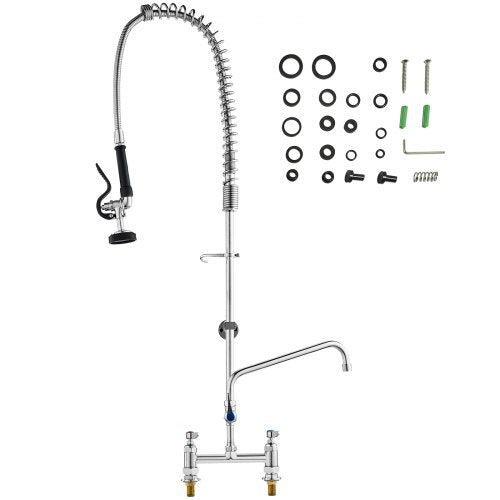 Industrial Sink Faucet 44 Tall 8 Install Space 12 Rotating Spout