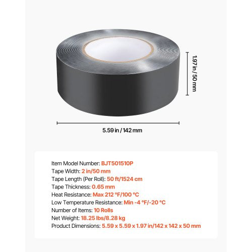 Deck Joist Tape 2 inch x 50 ft 10 Pack WeatherResistant Waterproof