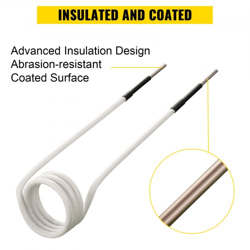 Induction Heater Coil Kit 8PCS Most Used Induction Heater Coils with Varying