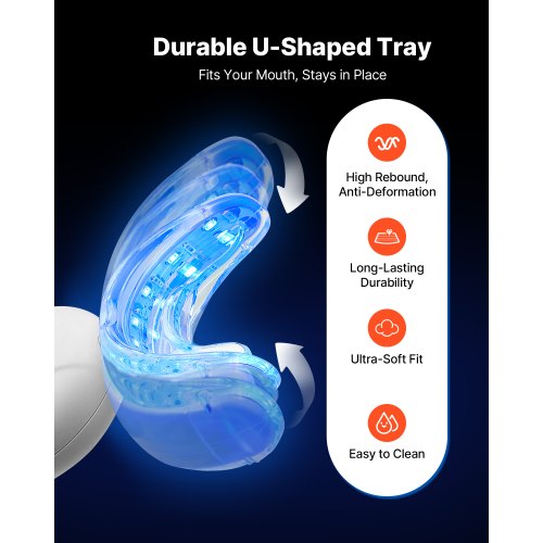 Teeth Whitening Kit with LED Light 32 LED Accelerator Lights Whitening