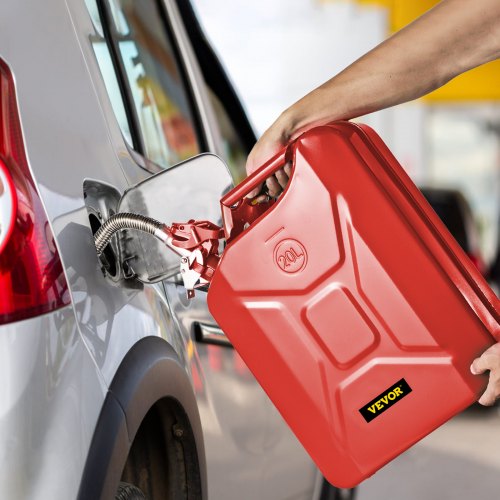 Jerry Fuel Can 5.3 Gallon 20 L Portable Jerry Gas Can with Flexible Spout