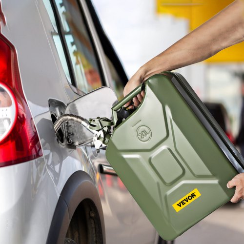 Jerry Fuel Can 5.3 Gallon 20 L Portable Jerry Gas Can with Flexible Spout