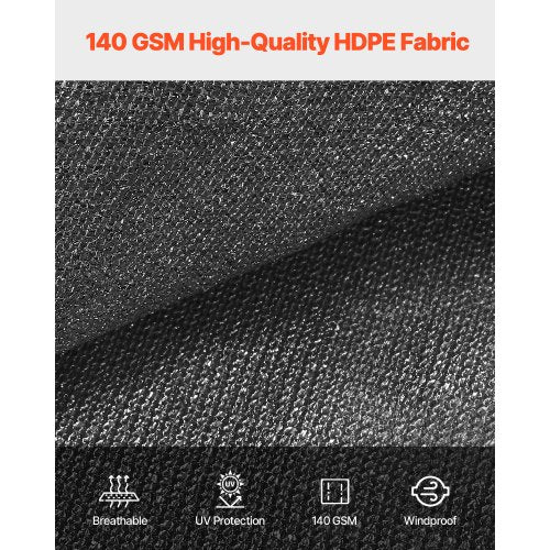 90 Sun Shade Cloth 10 x 12 ft Pergola Shade Cover with Stainless Steel