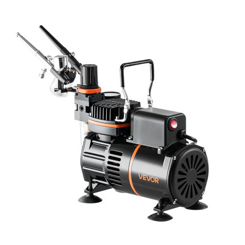 Airbrush Kit 16 HP Air Brush Kit with Air Compressor 3 DualAction