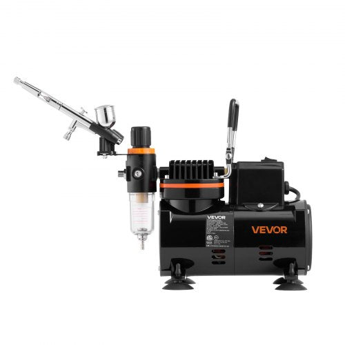 Airbrush Kit 16 HP Air Brush Kit with Air Compressor 1 DualAction 1