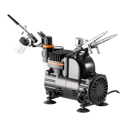Airbrush Kit 16 HP Air Brush Kit with Air Compressor 3 DualAction 1
