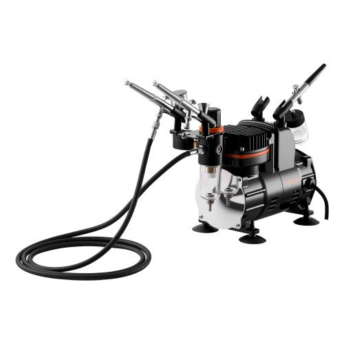 Airbrush Kit 16 HP Air Brush Kit with Air Compressor 3 DualAction 1