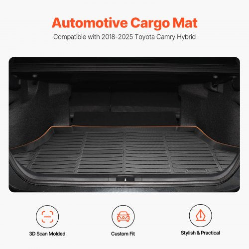 Cargo Mat Compatible with Toyota Camry Hybrid 20182025 Precise Fit